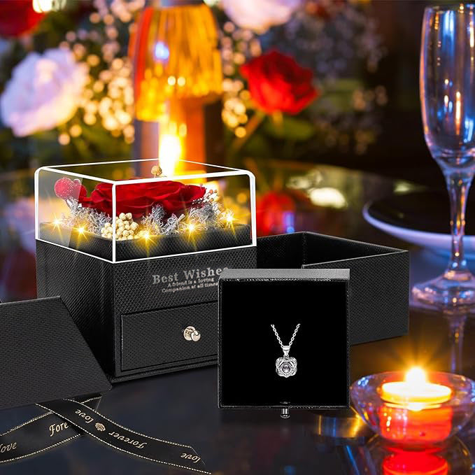 Luxurious Love Preserved Gift Box